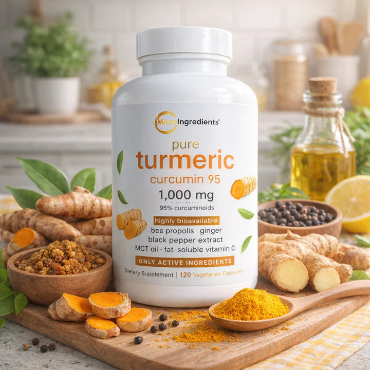 Turmeric Curcumin 95% 🌿Alivio natural para la inflamación y el dolor 💪