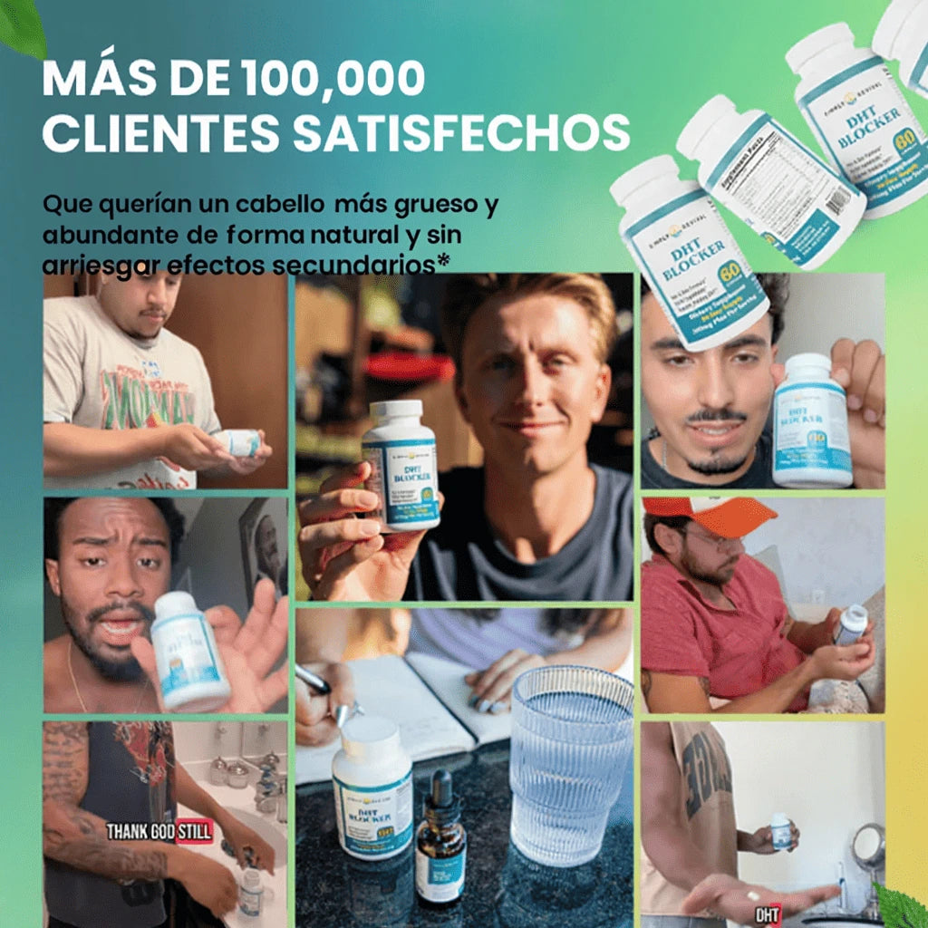 DHT BLOCKER Suplemento para el crecimiento de cabello
