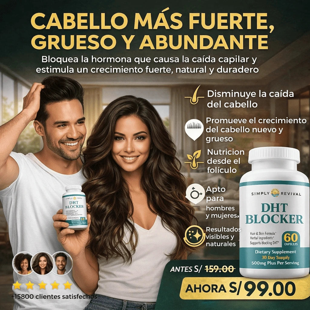 DHT BLOCKER Suplemento para el crecimiento de cabello